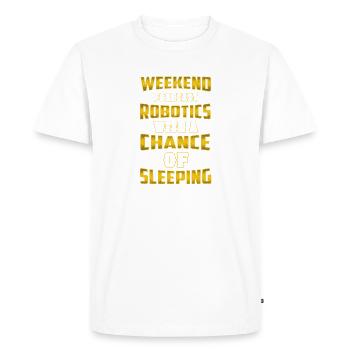 Robot Programmer Automation Technician - Men's Premium Organic T-Shirt - white - Front - Nico (187cm)