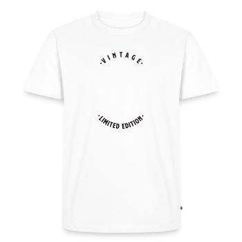 1990 - Year of construction 1990 - Born 1990 - Men's Premium Organic T-Shirt - white - Front - Nico (187cm)