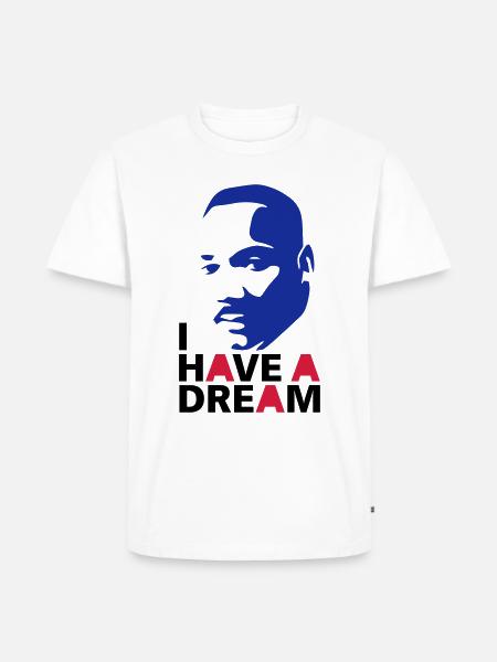 MARTIN LUTHER KING - Men's Premium Organic T-Shirt - white