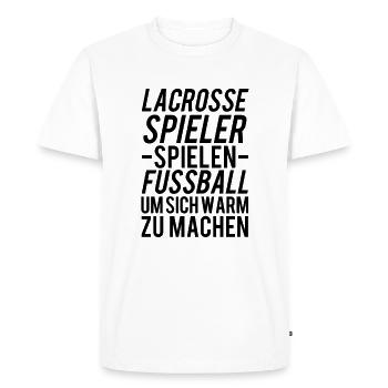 lacrosse - T-shirt Premium bio Homme - blanc - Devant - Nico (187cm)