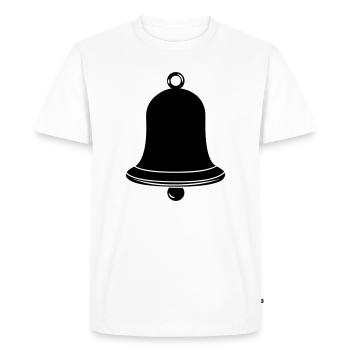 Cloches de l’église Logo de l’église - T-shirt Premium bio Homme - blanc - Devant - Nico (187cm)