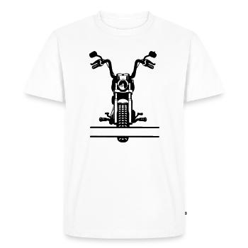 Hélicoptère de sport automobile - T-shirt Premium bio Homme - blanc - Devant - Nico (187cm)