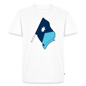Flag of the state of Minnesota USA - Men's Premium Organic T-Shirt - white - Front - Nico (187cm)