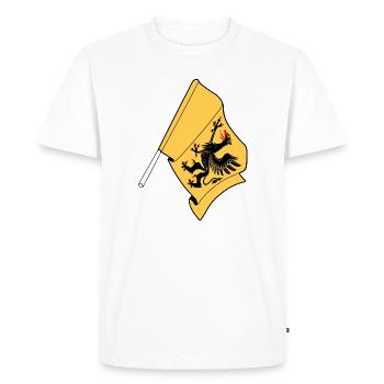 Södermanland, Suède – La fierté de la simplicité - T-shirt Premium bio Homme - blanc - Devant - Nico (187cm)