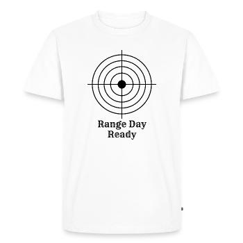 Abstract geometry pattern on shirt - Men's Premium Organic T-Shirt - white - Front - Nico (187cm)