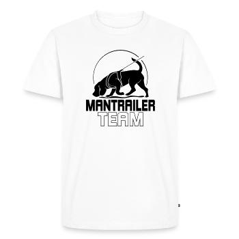 MANTRAILER TEAM Dog Sports Search Dogs Dog Dog - Men's Premium Organic T-Shirt - white - Front - Nico (187cm)