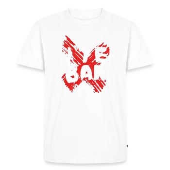 J'te ban - T-shirt Premium bio Homme - blanc - Devant - Nico (187cm)
