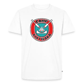 Kikiwaka rétro - T-shirt Premium bio Homme - blanc - Devant - Nico (187cm)