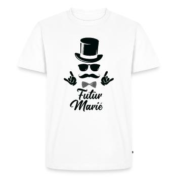 C'est Mon EVG - Enterrement de vie de garçon EVG - T-shirt Premium bio Homme - blanc - Devant - Nico (187cm)