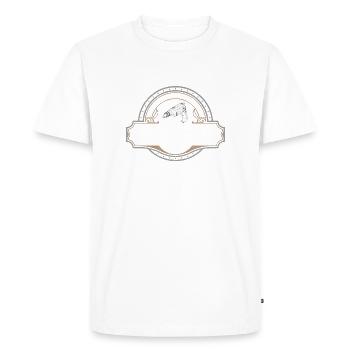 I fix stuff and know things - Do-it-yourself - Men's Premium Organic T-Shirt - white - Front - Nico (187cm)