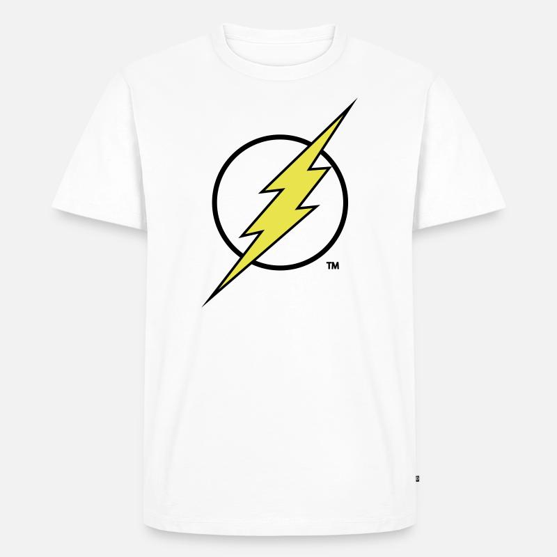 Flash Logo Flex - T-shirt Premium bio Homme - blanc