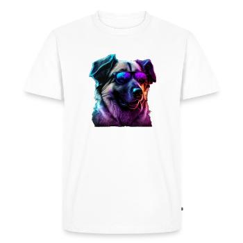 Chien de berger anatolien Chiens Berger d’Anatolie - T-shirt Premium bio Homme - blanc - Devant - Nico (187cm)