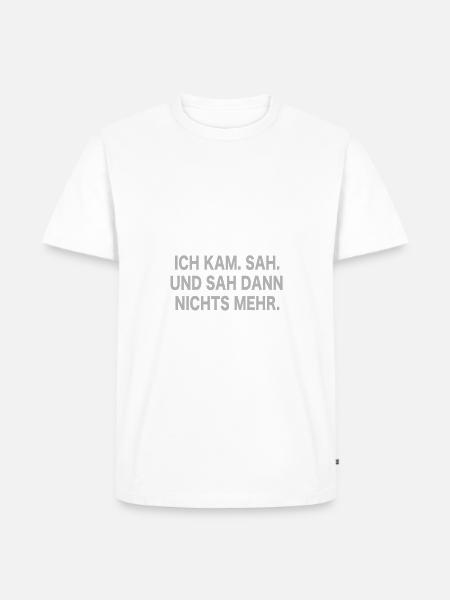 Veni Vedi Vodka - Männer Premium Bio T-Shirt - Weiß