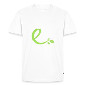 Éco-guerrier : Journée mondiale de l’environnement - T-shirt Premium bio Homme - blanc - Devant - Nico (187cm)