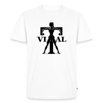 Ornement vital - T-shirt Premium bio Homme - blanc - Devant - Nico (187cm)
