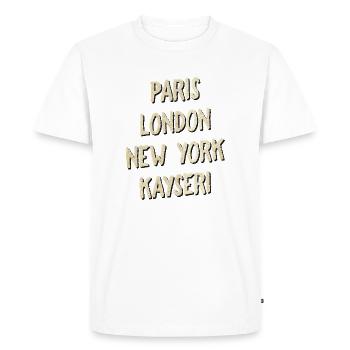 Kayseri - T-shirt Premium bio Homme - blanc - Devant - Nico (187cm)