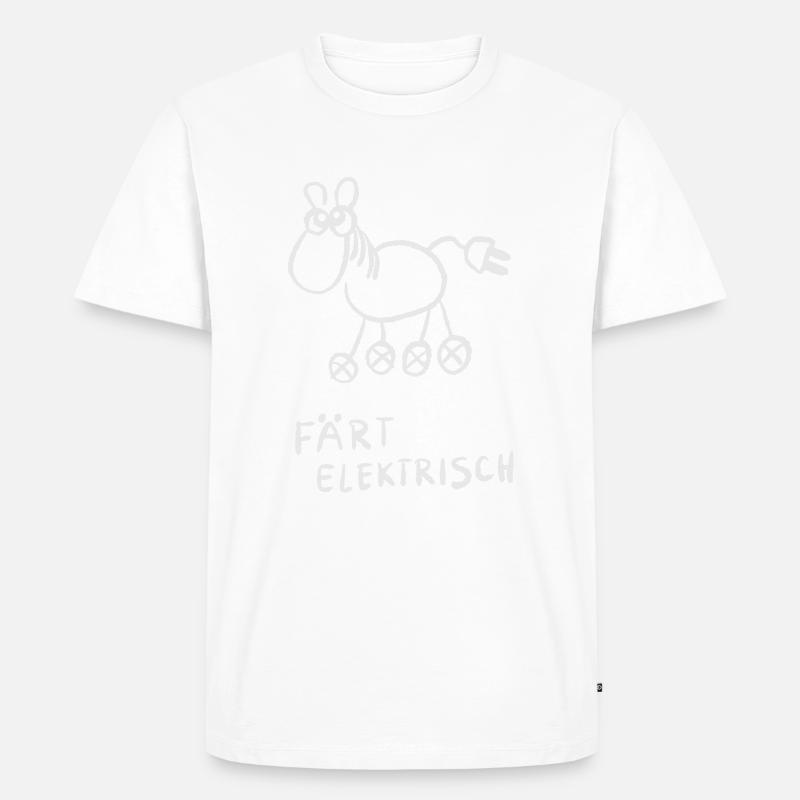 Färt Elektrisch - Männer Premium Bio T-Shirt - Weiß