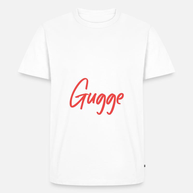 Essen, Schlafen, Gugge, Repeat - Männer Premium Bio T-Shirt - Weiß