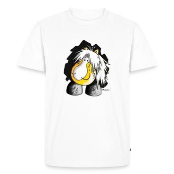 Haflinger - Avelignese - Cheval - T-shirt Premium bio Homme - blanc - Devant - Nico (187cm)