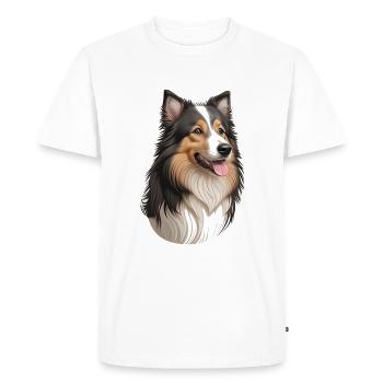 Colley - T-shirt Premium bio Homme - blanc - Devant - Nico (187cm)