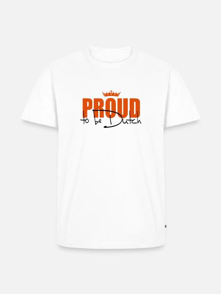 Proud to be Dutch - Men's Premium Organic T-Shirt - white