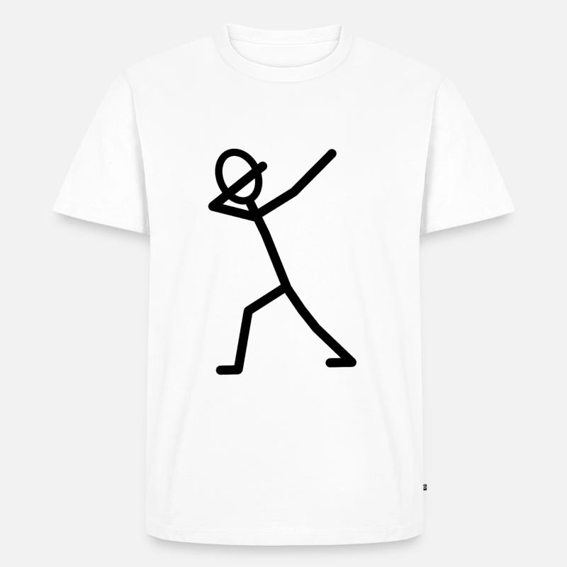 DAB DÄB Jubel Geschenkidee - Männer Premium Bio T-Shirt - Weiß