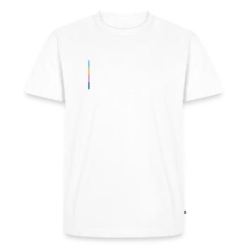 eatrunsleeprepeat - Männer Premium Bio T-Shirt - Weiß - Vorne - Nico (187cm)