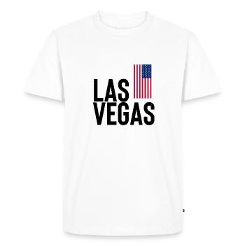 Las Vegas - T-shirt Premium bio Homme - blanc - Devant - Nico (187cm)