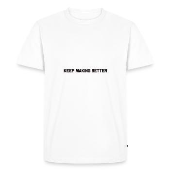 Welder Occupation Heat Steel Gas WIG MAG Welding - Men's Premium Organic T-Shirt - white - Front - Nico (187cm)