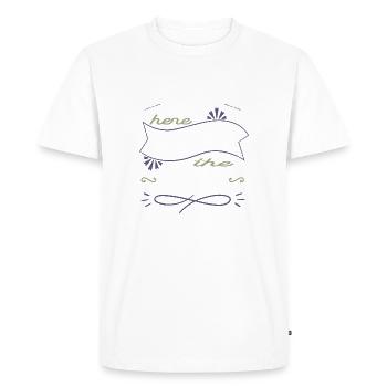 Les tortues présentent l’amour de la protection des animaux - T-shirt Premium bio Homme - blanc - Devant - Nico (187cm)