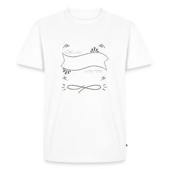 programming cool computer present bio hack - Men's Premium Organic T-Shirt - white - Front - Nico (187cm)