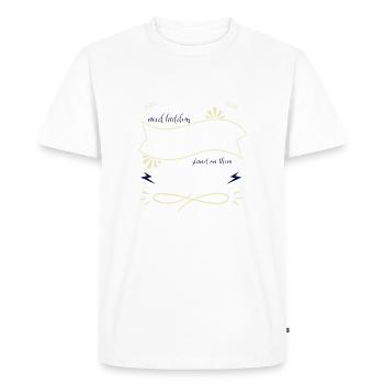 Super ingénieur électricien électricien accessoire - T-shirt Premium bio Homme - blanc - Devant - Nico (187cm)