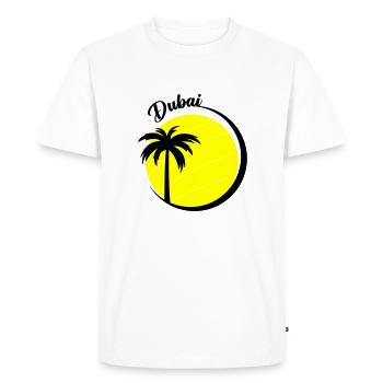 Dubai - Men's Premium Organic T-Shirt - white - Front - Nico (187cm)