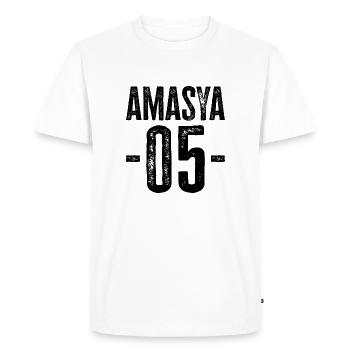 Amasya 05 – Fier de la culture turque - T-shirt Premium bio Homme - blanc - Devant - Nico (187cm)