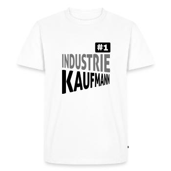Ventes industrielles - T-shirt Premium bio Homme - blanc - Devant - Nico (187cm)