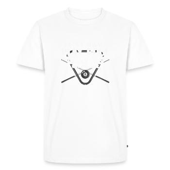 Billiards Pool Billiards Billiards Ball Billiards Cook 8Ball - Men's Premium Organic T-Shirt - white - Front - Nico (187cm)