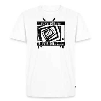 Survivor Of The Midnight TV - Men's Premium Organic T-Shirt - white - Front - Nico (187cm)