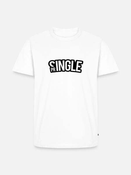Single Pringle - Men's Premium Organic T-Shirt - white