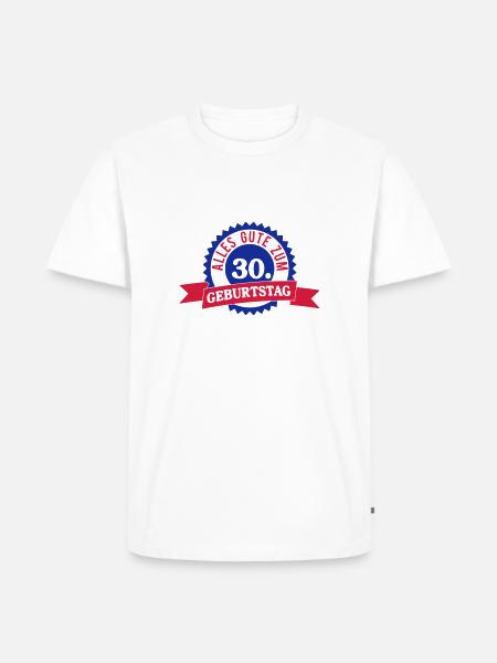 all good 30 2c - Men's Premium Organic T-Shirt - white
