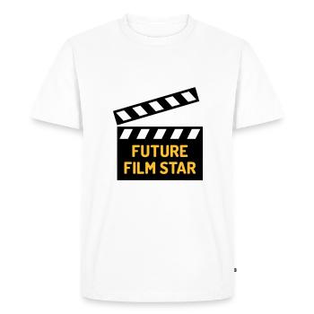 ★ Couleurs de conception modifiables ★ Future star de cinéma - T-shirt Premium bio Homme - blanc - Devant - Nico (187cm)