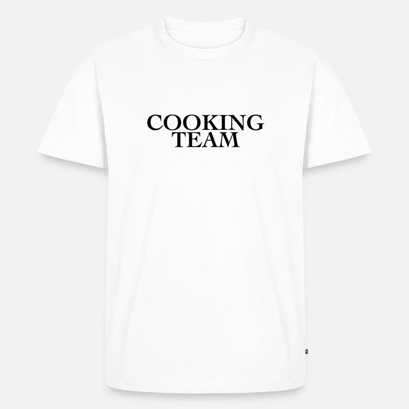 Küchen Team - Männer Premium Bio T-Shirt - Weiß