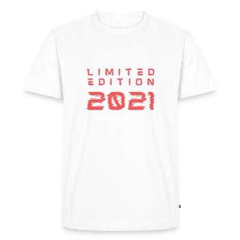 Édition limitée 2021 - T-shirt Premium bio Homme - blanc - Devant - Nico (187cm)