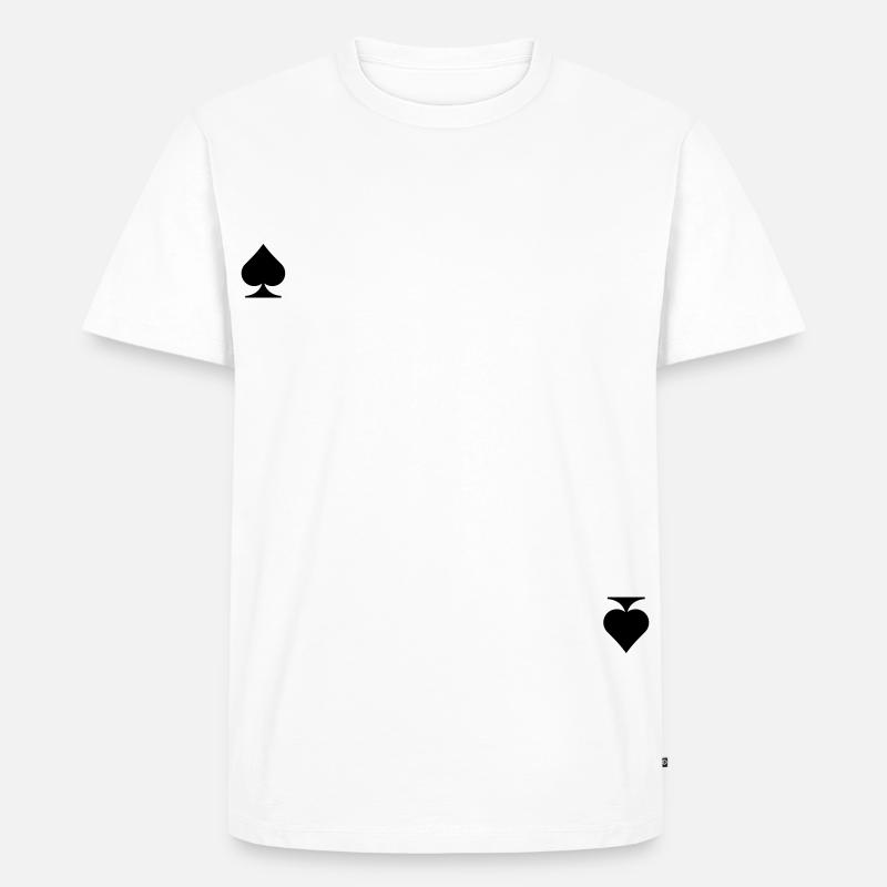 Cards - Men's Premium Organic T-Shirt - white