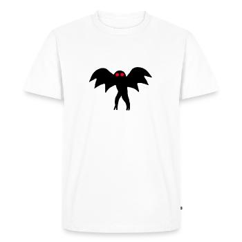 Moth man misfortune legend legend - Men's Premium Organic T-Shirt - white - Front - Nico (187cm)