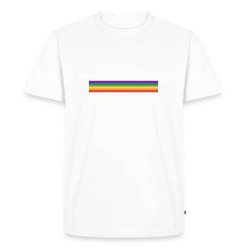 Ruche de fierté - T-shirt Premium bio Homme - blanc - Devant - Nico (187cm)