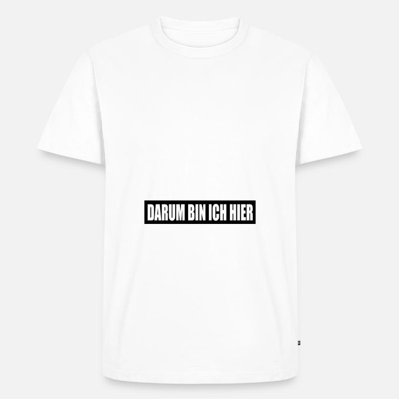 BBQ - Männer Premium Bio T-Shirt - Weiß