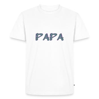 RETIREMENT. HAPPY RETIREMENT. HAPPY RETREAT - Men's Premium Organic T-Shirt - white - Front - Nico (187cm)