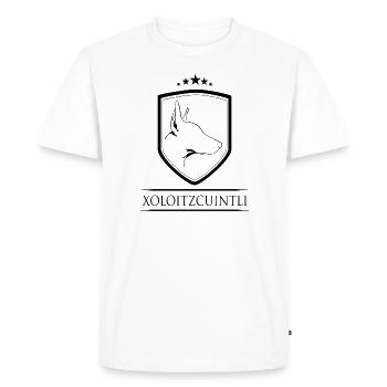 XOLOITZCUINTLI Xolo Dog Dogs Naked Dog Wilsigns - Men's Premium Organic T-Shirt - white - Front - Nico (187cm)