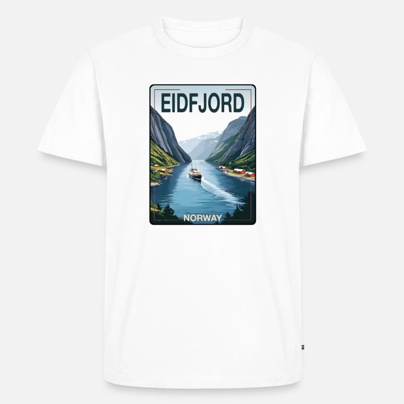 Eidfjord - Männer Premium Bio T-Shirt - undefined