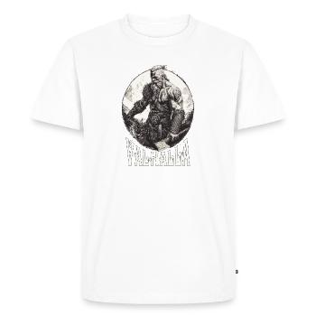 Wikinger Krieger Viking Warrior Vikings Valhalla - Men's Premium Organic T-Shirt - white - Front - Nico (187cm)